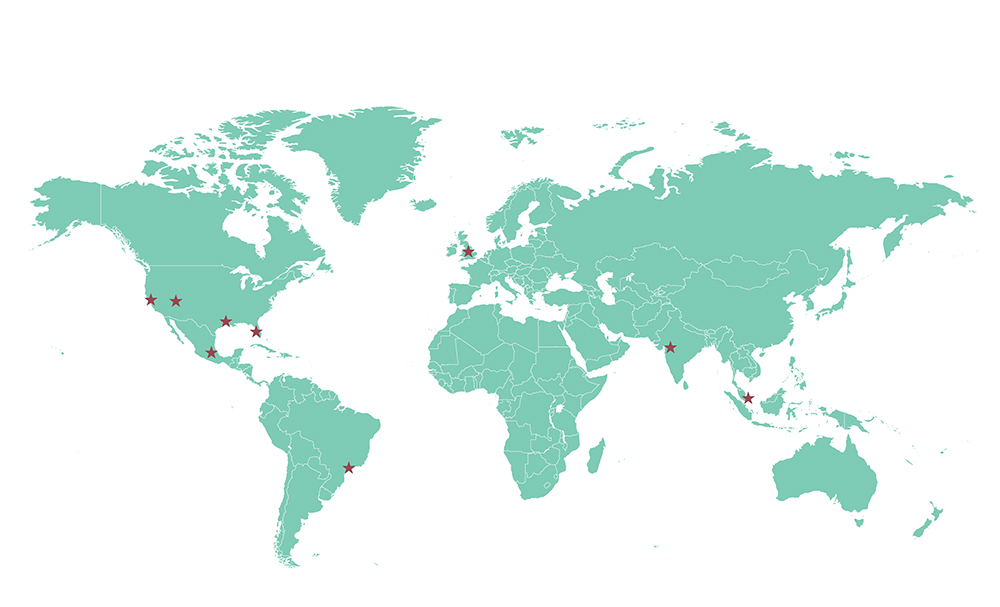Our Team Global Map